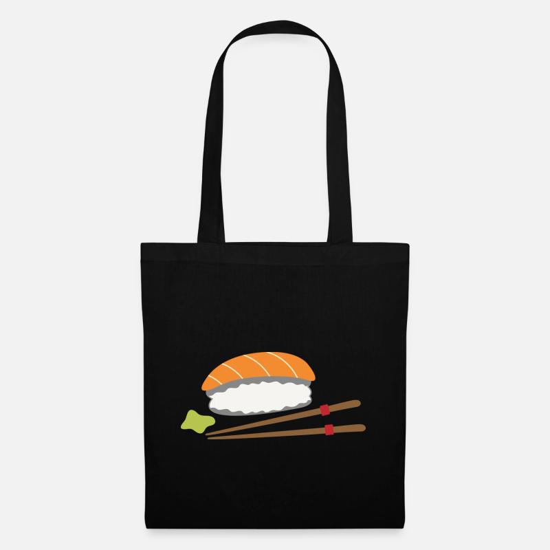 sushi - Tote Bag - black