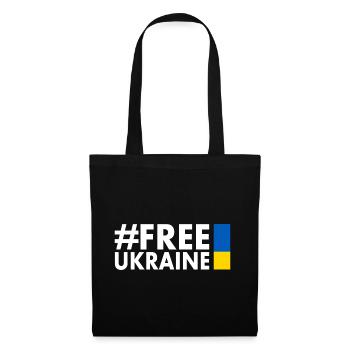 Free ukraine - Sac en tissu - noir - Devant