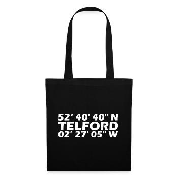 Telford Coordinates - Tote Bag - black - Front