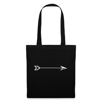 Arrow Sign Signpost - Tote Bag - black - Front