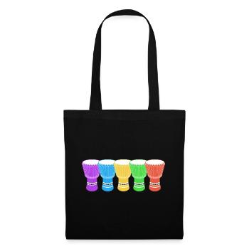 Djembe Player Drummer Music Drum Musician - Tote Bag - black - Front