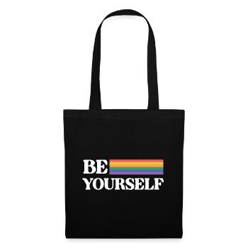 LGBT Pride Month - Be Yourself - Tote Bag - black - Front