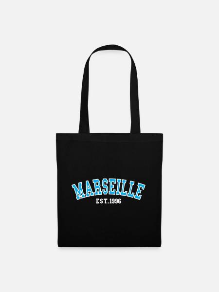 Marseille gegründet 1996 - Stoffbeutel - Schwarz