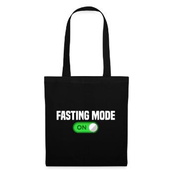 Fasting Mode On Toggle Graphic Tee - Tote Bag - black - Front