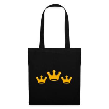 kronen - Tote Bag - black - Front