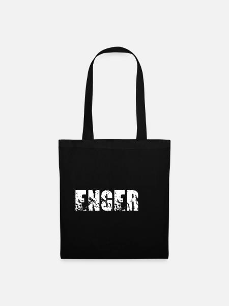Enger - Stoffbeutel - Schwarz