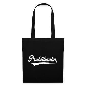 Praktikantin - Stoffbeutel - Schwarz - Vorne