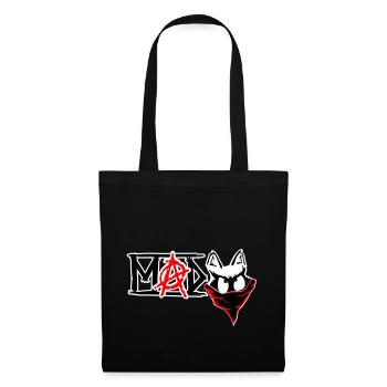 Bandanarchie mad coon - Sac en tissu - noir - Devant