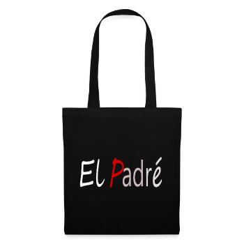 le pére - Sac en tissu - noir - Devant