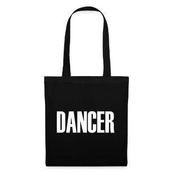 danseur break hip hop danse danse amour musique disco - Sac en tissu - noir - Devant