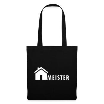 Hausmeister Design - Stoffbeutel - Schwarz - Vorne