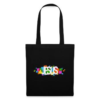 Jesus Christus von Nazareth Glaube Bibel Jesus - Stoffbeutel - Schwarz - Vorne