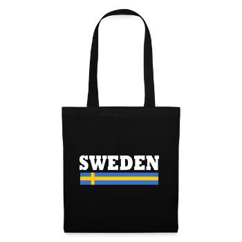 Schweden - Sac en tissu - noir - Devant