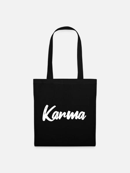 Karma - Stoffbeutel - Schwarz