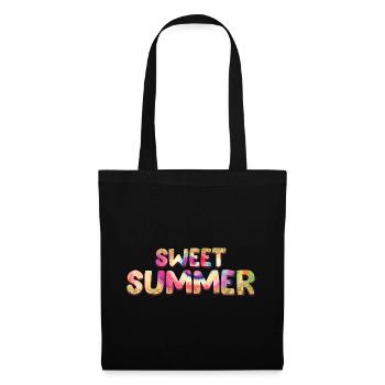 Doux été - Sac en tissu - noir - Devant