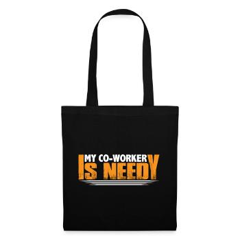 Mon collègue est dans le besoin 8 - Sac en tissu - noir - Devant
