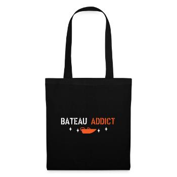 Boat addict - Tote Bag - black - Front