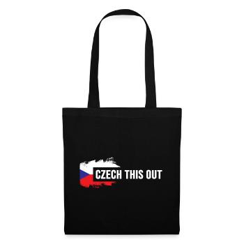 Czech Republic Czech Prague "czech this out" - Tote Bag - black - Front