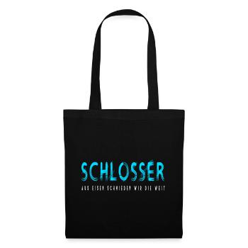 Schlosser Handwerker Design - Stoffbeutel - Schwarz - Vorne