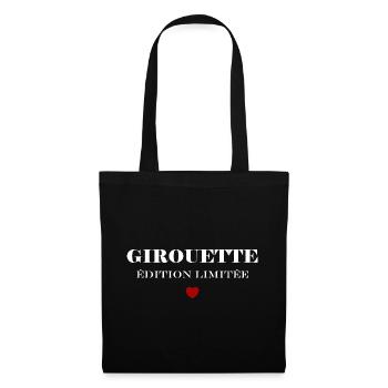 Girouette - Sac en tissu - noir - Devant