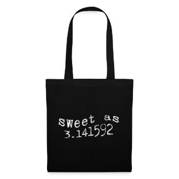 Sweet As 3.141592 3 - Tote Bag - black - Front
