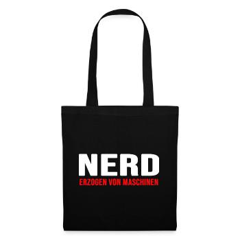 nerd coder server download online nerd-life gamer - Stoffbeutel - Schwarz - Vorne