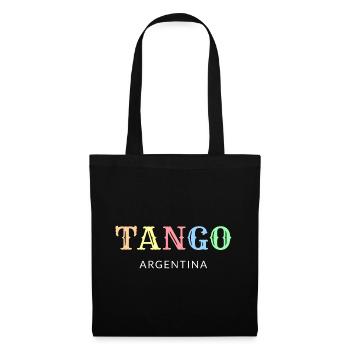 Tango Argentinien - Stoffbeutel - Schwarz - Vorne