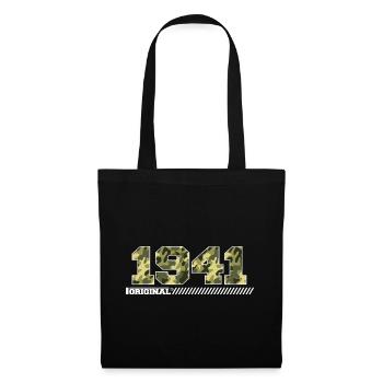 Cadeau d’anniversaire 1941 Vintage 1941 Armée - Sac en tissu - noir - Devant