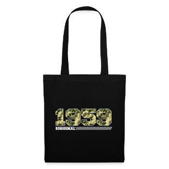 Cadeau d’anniversaire 1959 Vintage 1959 Army - Sac en tissu - noir - Devant