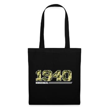 1940 Anniversary Gift Vintage 1940's Army - Tote Bag - black - Front