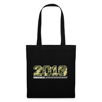 Cadeau Anniversaire 2018 Vintage 2018 Armée - Sac en tissu - noir - Devant