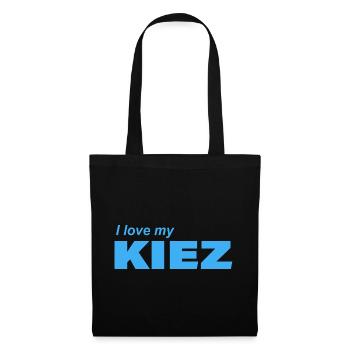 J’ADORE MON KIEZ - Sac en tissu - noir - Devant