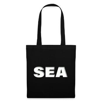 SEA - Stoffbeutel - Schwarz - Vorne