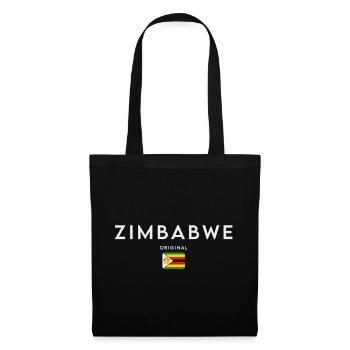 Zimbabwe flag, Zimbabwean pride - Tote Bag - black - Front