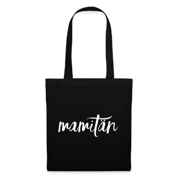 Mamitän Muttertag beste Mama Anker - Stoffbeutel - Schwarz - Vorne