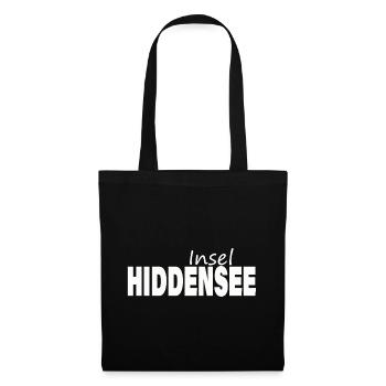 HIDDENSEE - Stoffbeutel - Schwarz - Vorne