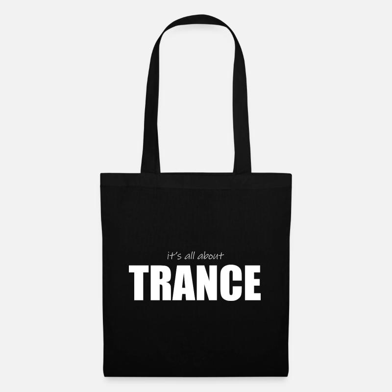 Its all about Trance - Stoffbeutel - Schwarz