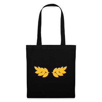 Lorbeerkranz Gold - Tote Bag - black - Front