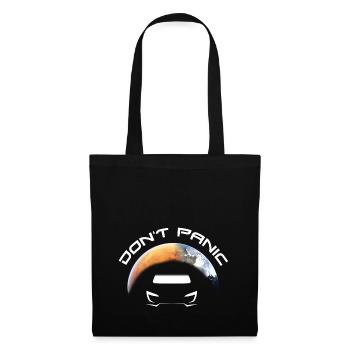 Don't Panic Space X Starman - Sac en tissu - noir - Devant