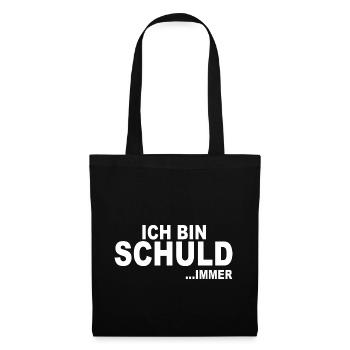 Design Je suis coupable ... TOUJOURS - Sac en tissu - noir - Devant