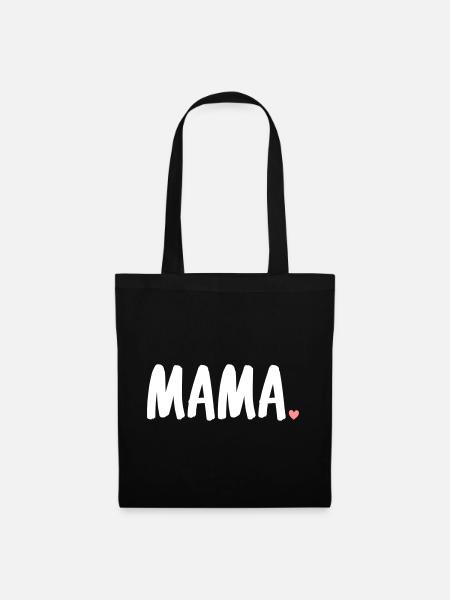 MAMA - Stoffbeutel - Schwarz