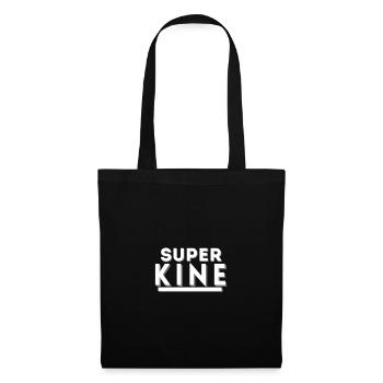 super kiné. cadeau kinésithérapeute - Sac en tissu - noir - Devant