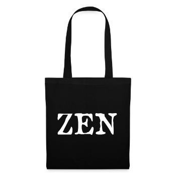 ZEN - Sac en tissu - noir - Devant