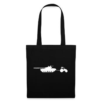 T72 Tracteur de réservoir Remorquage - Sac en tissu - noir - Devant