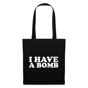 J’ai une bombe pour hommes et femmes - Sac en tissu - noir - Devant