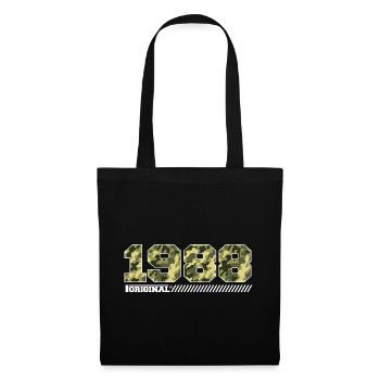 Cadeau d’anniversaire 1988 Vintage 1988 Armée - Sac en tissu - noir - Devant