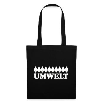 ENVIRONNEMENT - Sac en tissu - noir - Devant