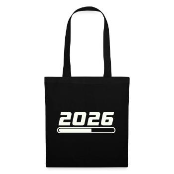 2026 - Sac en tissu - noir - Devant