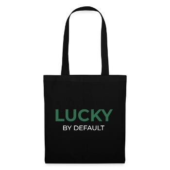 Chanceux par défaut - Sac en tissu - noir - Devant