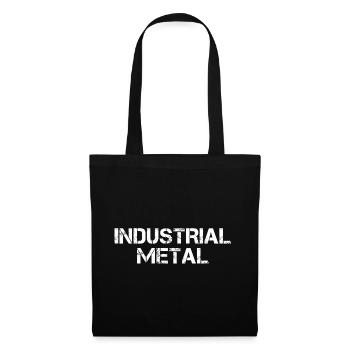 Industriemetall - Stoffbeutel - Schwarz - Vorne